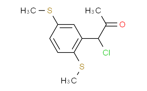 CAS No. 1804036-74-5, 1-(2,5-Bis(methylthio)phenyl)-1-chloropropan-2-one
