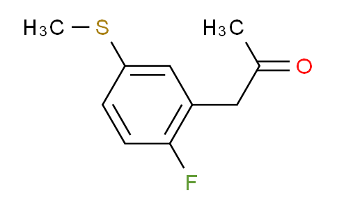 CAS No. 1805900-15-5, 1-(2-Fluoro-5-(methylthio)phenyl)propan-2-one