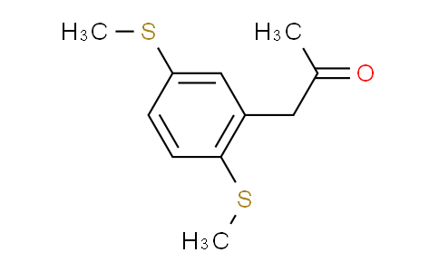CAS No. 1803744-59-3, 1-(2,5-Bis(methylthio)phenyl)propan-2-one