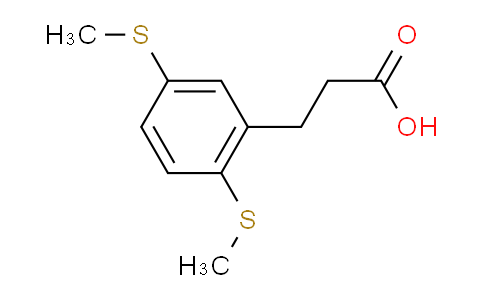 CAS No. 1806309-30-7, (2,5-Bis(methylthio)phenyl)propanoic acid