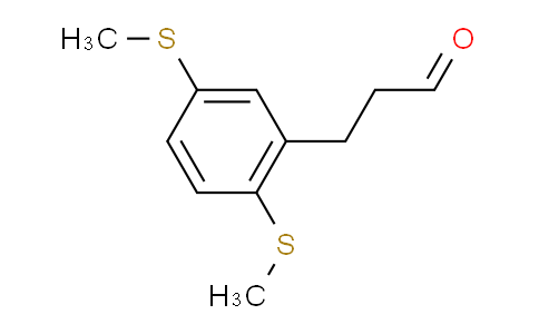 DY748619 | 1806407-22-6 | (2,5-Bis(methylthio)phenyl)propanal