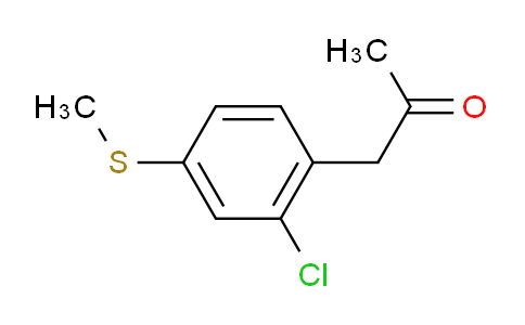 CAS No. 1806325-18-7, 1-(2-Chloro-4-(methylthio)phenyl)propan-2-one