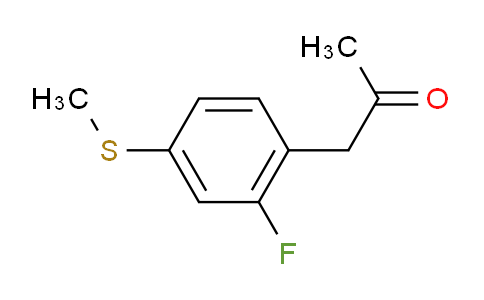 CAS No. 1782637-46-0, 1-(2-Fluoro-4-(methylthio)phenyl)propan-2-one