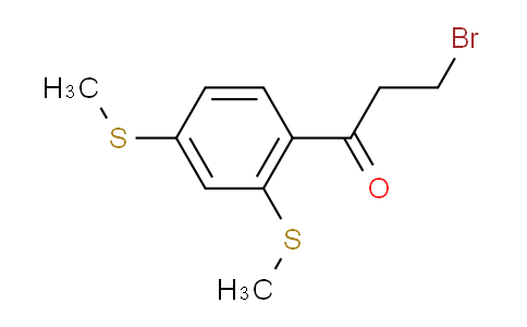 DY748631 | 1807080-01-8 | 1-(2,4-Bis(methylthio)phenyl)-3-bromopropan-1-one