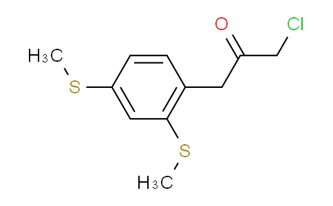CAS No. 1803877-99-7, 1-(2,4-Bis(methylthio)phenyl)-3-chloropropan-2-one