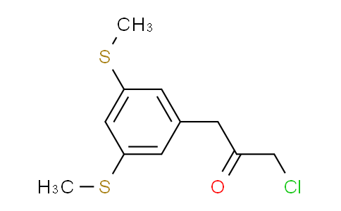 CAS No. 1807080-60-9, 1-(3,5-Bis(methylthio)phenyl)-3-chloropropan-2-one
