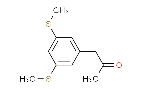CAS No. 1803842-99-0, 1-(3,5-Bis(methylthio)phenyl)propan-2-one