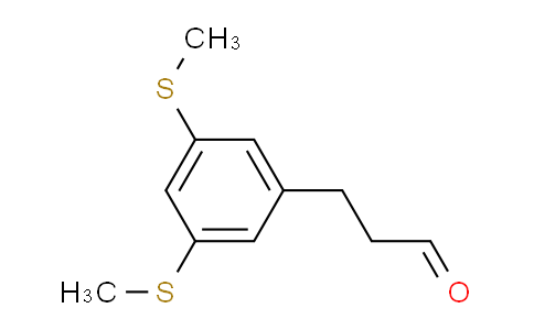 CAS No. 1806539-89-8, (3,5-Bis(methylthio)phenyl)propanal
