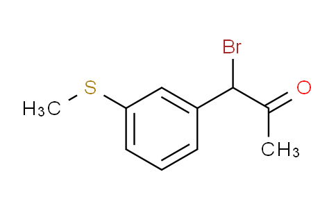 CAS No. 1807041-97-9, 1-Bromo-1-(3-(methylthio)phenyl)propan-2-one