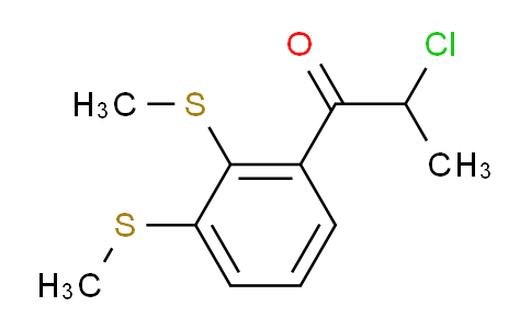 MC748655 | 1807080-23-4 | 1-(2,3-Bis(methylthio)phenyl)-2-chloropropan-1-one