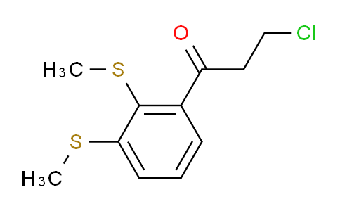 MC748658 | 1803842-92-3 | 1-(2,3-Bis(methylthio)phenyl)-3-chloropropan-1-one