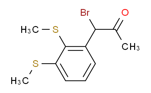 CAS No. 1803877-89-5, 1-(2,3-Bis(methylthio)phenyl)-1-bromopropan-2-one