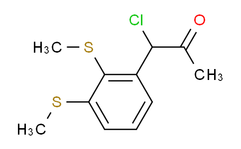 CAS No. 1803860-59-4, 1-(2,3-Bis(methylthio)phenyl)-1-chloropropan-2-one