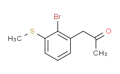 CAS No. 1803886-20-5, 1-(2-Bromo-3-(methylthio)phenyl)propan-2-one