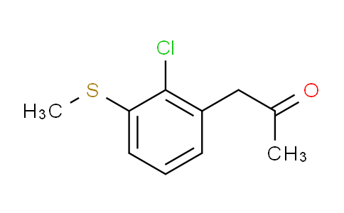CAS No. 1804042-25-8, 1-(2-Chloro-3-(methylthio)phenyl)propan-2-one