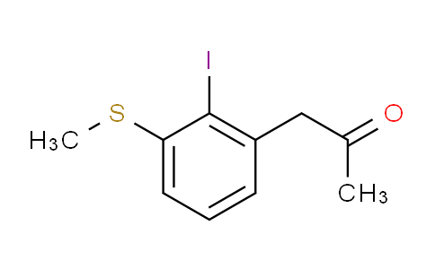 CAS No. 1806633-66-8, 1-(2-Iodo-3-(methylthio)phenyl)propan-2-one