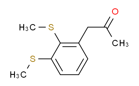 CAS No. 1806539-96-7, 1-(2,3-Bis(methylthio)phenyl)propan-2-one