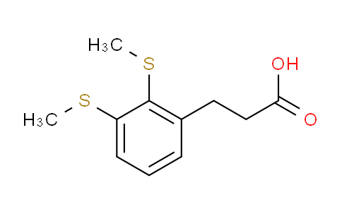 CAS No. 1806504-59-5, (2,3-Bis(methylthio)phenyl)propanoic acid