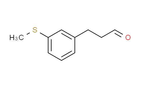 CAS No. 1806497-56-2, (3-(Methylthio)phenyl)propanal