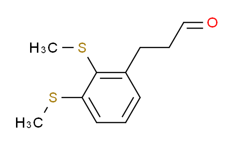 CAS No. 1807079-81-7, (2,3-Bis(methylthio)phenyl)propanal