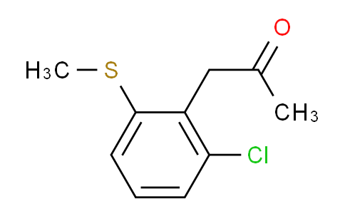 CAS No. 1785460-80-1, 1-(2-Chloro-6-(methylthio)phenyl)propan-2-one