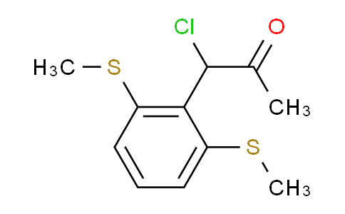 CAS No. 1803744-67-3, 1-(2,6-Bis(methylthio)phenyl)-1-chloropropan-2-one