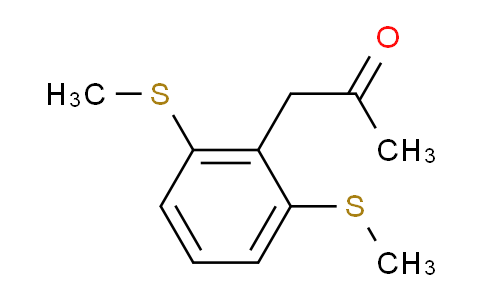 CAS No. 1806407-66-8, 1-(2,6-Bis(methylthio)phenyl)propan-2-one