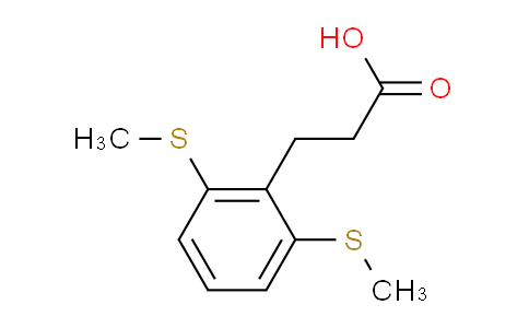 CAS No. 1803877-64-6, (2,6-Bis(methylthio)phenyl)propanoic acid