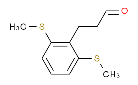 CAS No. 1803877-71-5, (2,6-Bis(methylthio)phenyl)propanal