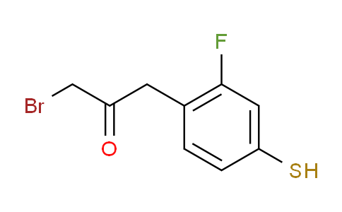 CAS No. 1805853-76-2, 1-Bromo-3-(2-fluoro-4-mercaptophenyl)propan-2-one