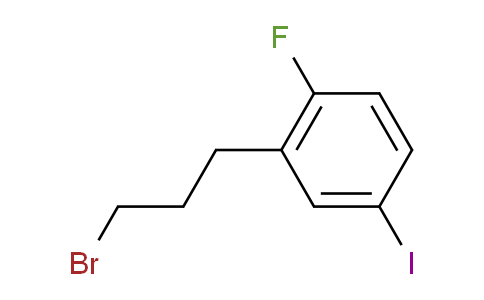 CAS No. 1806407-78-2, 1-(3-Bromopropyl)-2-fluoro-5-iodobenzene