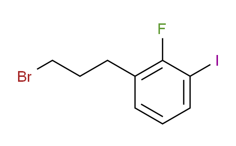 CAS No. 1805702-23-1, 1-(3-Bromopropyl)-2-fluoro-3-iodobenzene