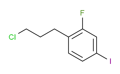 CAS No. 1804285-92-4, 1-(3-Chloropropyl)-2-fluoro-4-iodobenzene