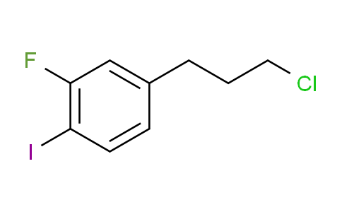 CAS No. 1803726-57-9, 1-(3-Chloropropyl)-3-fluoro-4-iodobenzene
