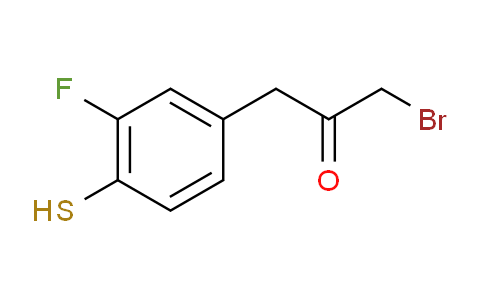 CAS No. 1805766-64-6, 1-Bromo-3-(3-fluoro-4-mercaptophenyl)propan-2-one