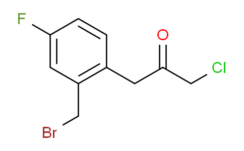 CAS No. 1804261-20-8, 1-(2-(Bromomethyl)-4-fluorophenyl)-3-chloropropan-2-one
