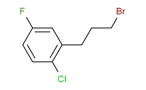 CAS No. 1600485-49-1, 1-(3-Bromopropyl)-2-chloro-5-fluorobenzene