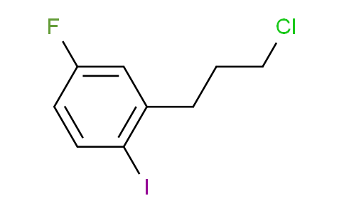 CAS No. 1805720-72-2, 1-(3-Chloropropyl)-5-fluoro-2-iodobenzene