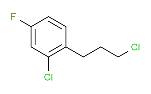 CAS No. 1057673-51-4, 1-Chloro-2-(3-chloropropyl)-5-fluorobenzene