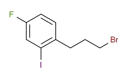 CAS No. 1805720-66-4, 1-(3-Bromopropyl)-4-fluoro-2-iodobenzene