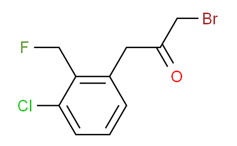 CAS No. 1805842-73-2, 1-Bromo-3-(3-chloro-2-(fluoromethyl)phenyl)propan-2-one