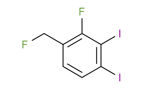 CAS No. 1806415-99-5, 1,2-Diiodo-3-fluoro-4-(fluoromethyl)benzene