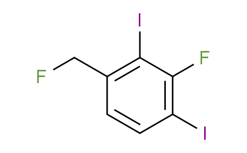 CAS No. 1805059-57-7, 1,3-Diiodo-2-fluoro-4-(fluoromethyl)benzene