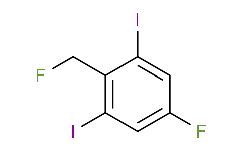 CAS No. 1806435-43-7, 1,3-Diiodo-5-fluoro-2-(fluoromethyl)benzene