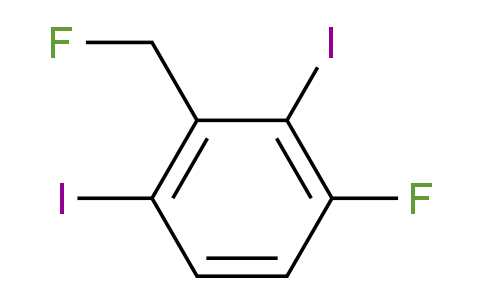 CAS No. 1806330-60-8, 1,3-Diiodo-4-fluoro-2-(fluoromethyl)benzene