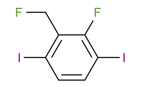 CAS No. 1803830-04-7, 1,4-Diiodo-2-fluoro-3-(fluoromethyl)benzene