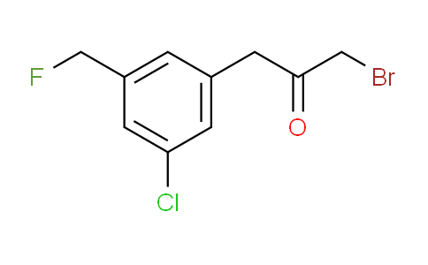 CAS No. 1806589-76-3, 1-Bromo-3-(3-chloro-5-(fluoromethyl)phenyl)propan-2-one