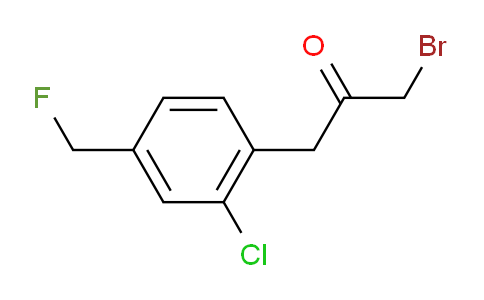 CAS No. 1806325-48-3, 1-Bromo-3-(2-chloro-4-(fluoromethyl)phenyl)propan-2-one
