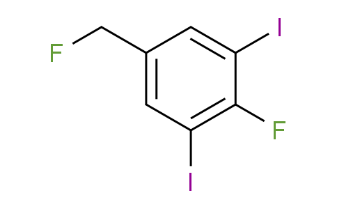 CAS No. 1803853-08-8, 1,3-Diiodo-2-fluoro-5-(fluoromethyl)benzene