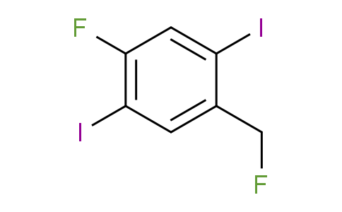 CAS No. 1803853-13-5, 1,4-Diiodo-2-fluoro-5-(fluoromethyl)benzene